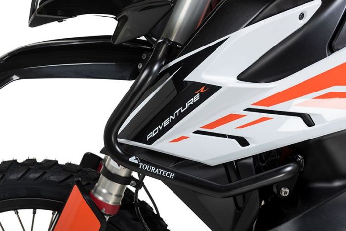 Stainless steel fairing crash bar, black for KTM 890 Adventure (-2022)/ 890 Adventure R (-2022)/ 790 Adventure/790 Adventure R (-2022)