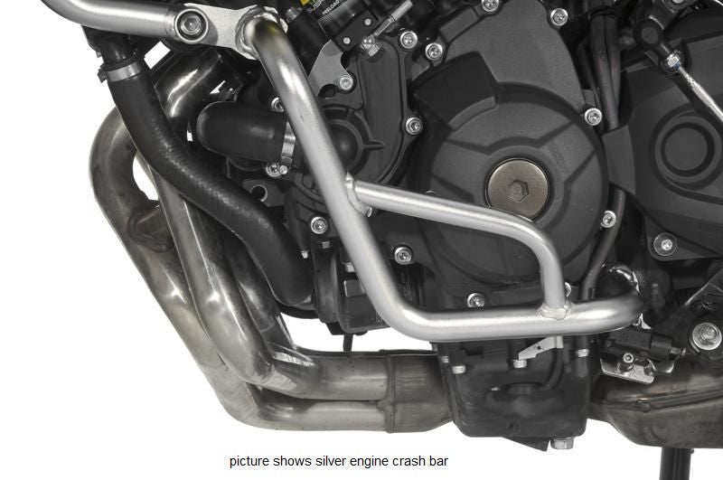 Engine crash bar, stainless steel black, for Yamaha FJ-09 Tracer (MT-09)