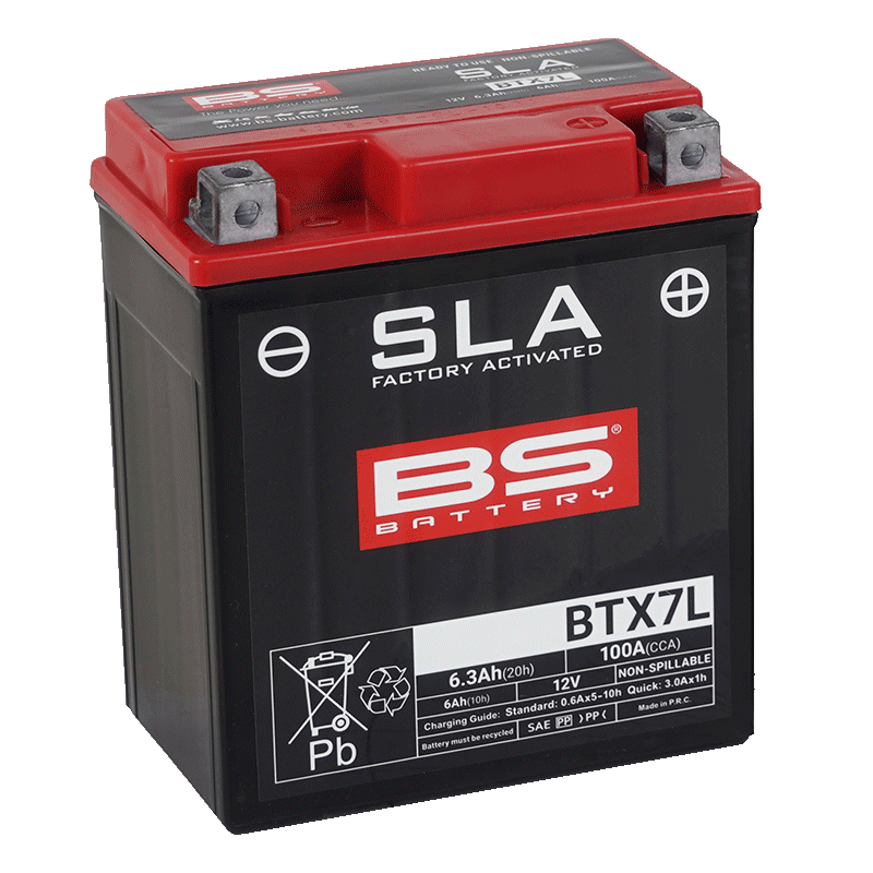 BS Battery 300670 BTX5L BTZ6S AGM SLA Motorrad Batt Produktbild-Vorschau 8