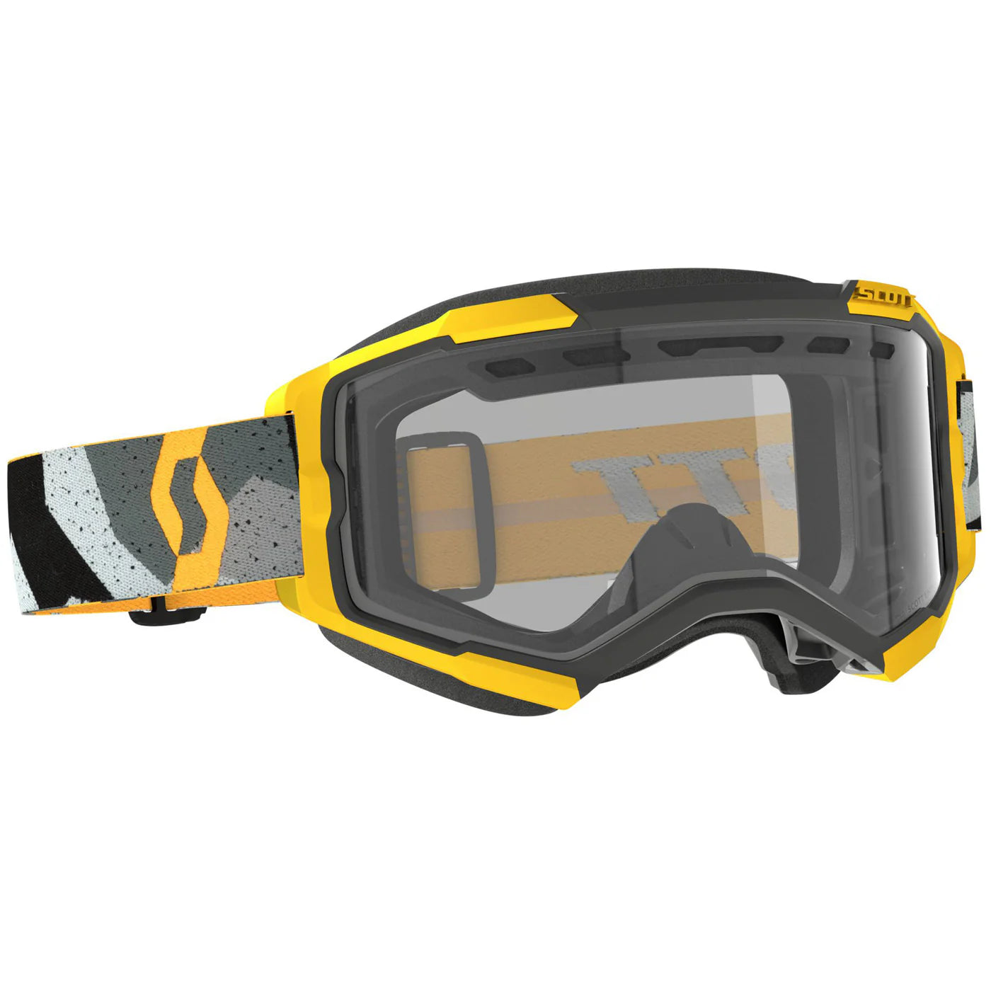 Scott Goggle Fury Enduro Camo Grey/Yellow