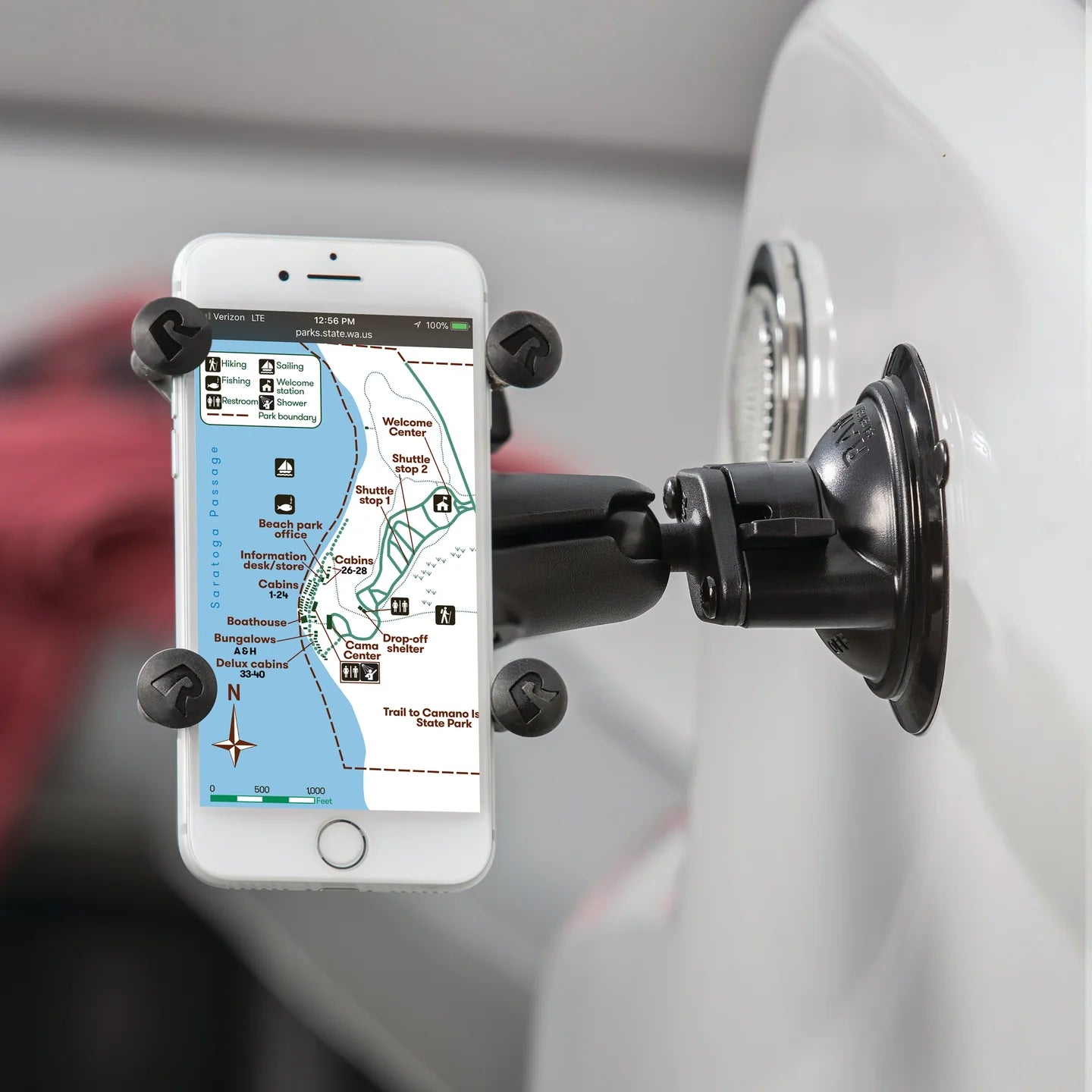 RAM® Twist-Lock™ Suction Cup Base with Ball