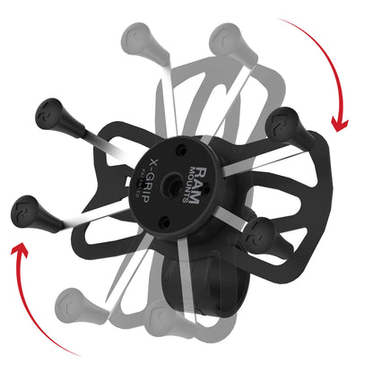 RAM® X-Grip® Large Phone Mount with RAM® Tough-Strap™ Handlebar Base