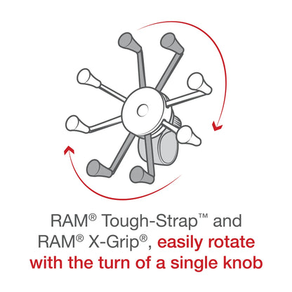 RAM® X-Grip® Universal Phone Holder with Ball - B Size