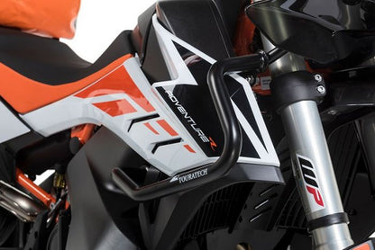 Stainless steel fairing crash bar, black for KTM 890 Adventure (-2022)/ 890 Adventure R (-2022)/ 790 Adventure/790 Adventure R (-2022)