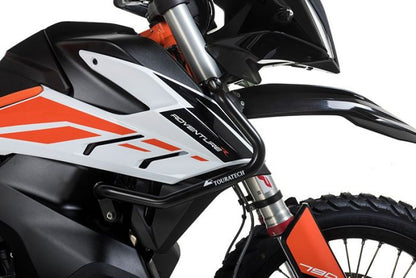 Stainless steel fairing crash bar, black for KTM 890 Adventure (-2022)/ 890 Adventure R (-2022)/ 790 Adventure/790 Adventure R (-2022)