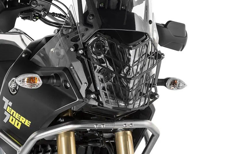 Headlamp guard black with quick release fastener *OFFROAD USE ONLY*