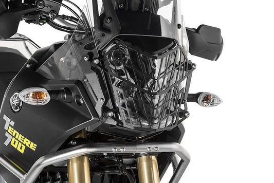 Headlamp guard black with quick release fastener *OFFROAD USE ONLY*