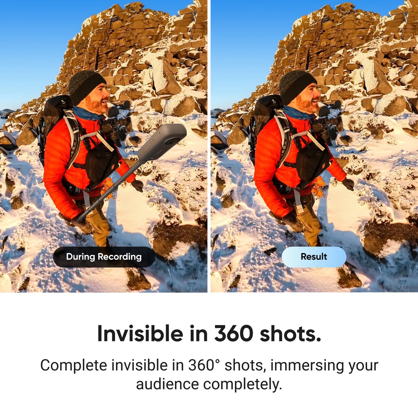 Insta360 Action Invisible Selfie Stick