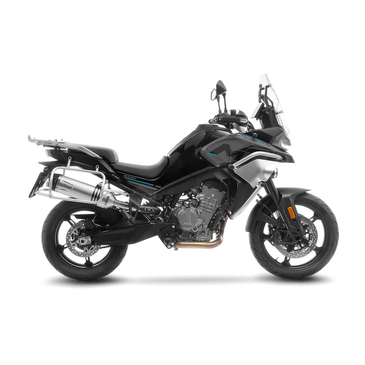 LeoVince LV ONE EVO Slip-On Exhaust For CFMOTO 800MT Sport / Touring / Explore | Husqvarna Norden 901 | KTM 790/890 Adventure (2019+)