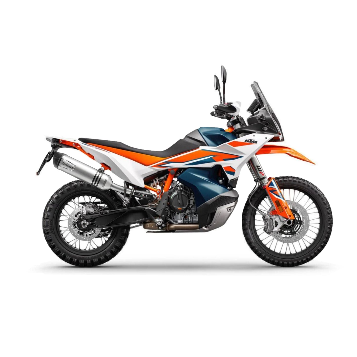 LeoVince LV ONE EVO Slip-On Exhaust For CFMOTO 800MT Sport / Touring / Explore | Husqvarna Norden 901 | KTM 790/890 Adventure (2019+)