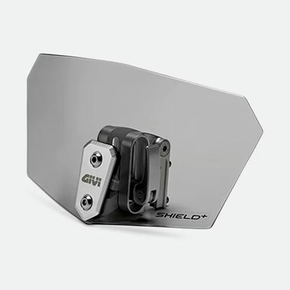 Givi Shield+ motorcycle protection panel on a white background