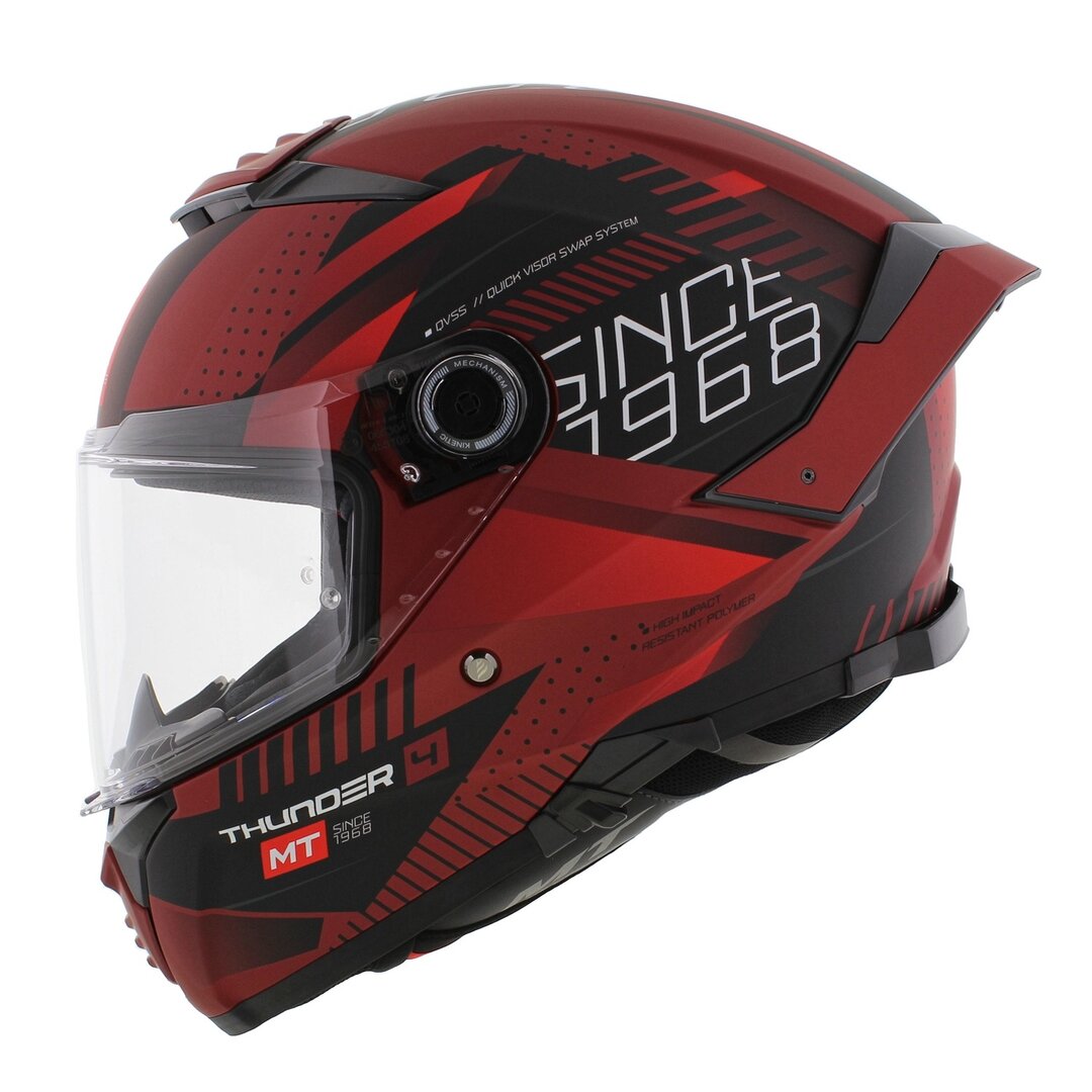 MT Helmets Thunder 4 LUMINENCE MATT RED