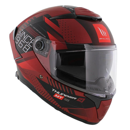 MT Helmets Thunder 4 LUMINENCE MATT RED