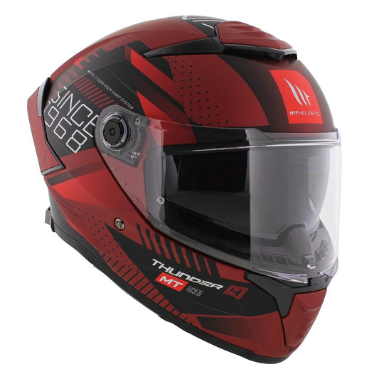 MT Helmets Thunder 4 LUMINENCE MATT RED