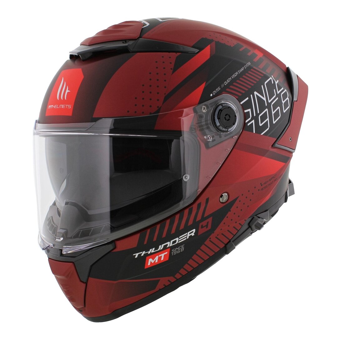 MT Helmets Thunder 4 LUMINENCE MATT RED
