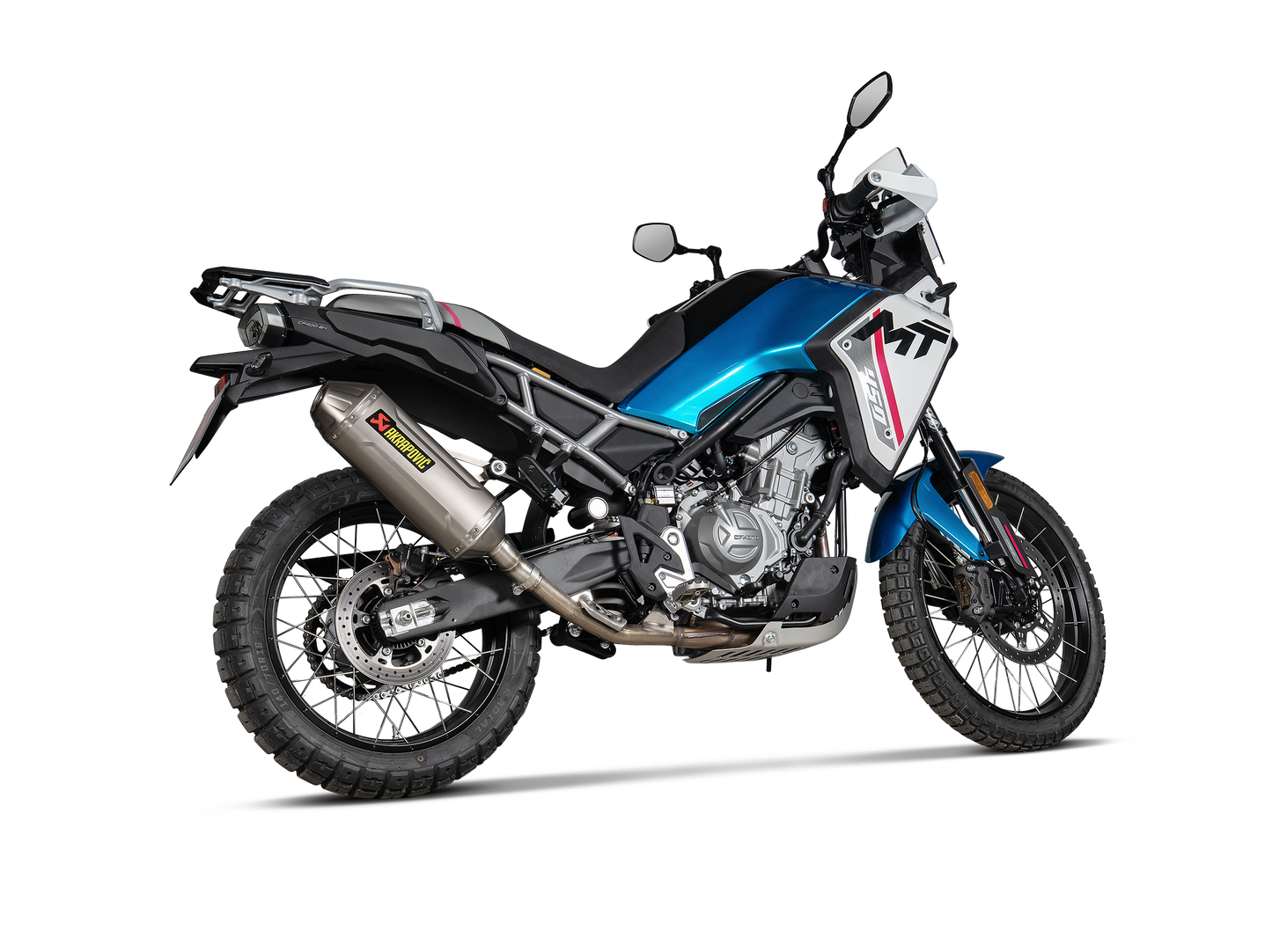 Akrapovic Exhaust Titanium Slip-on for CFMOTO 450MT (2024+)