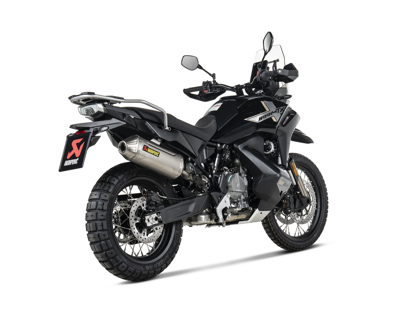 Akrapovic Exhaust Titanium Slip-on for CFMOTO 800MT-X (2025+)