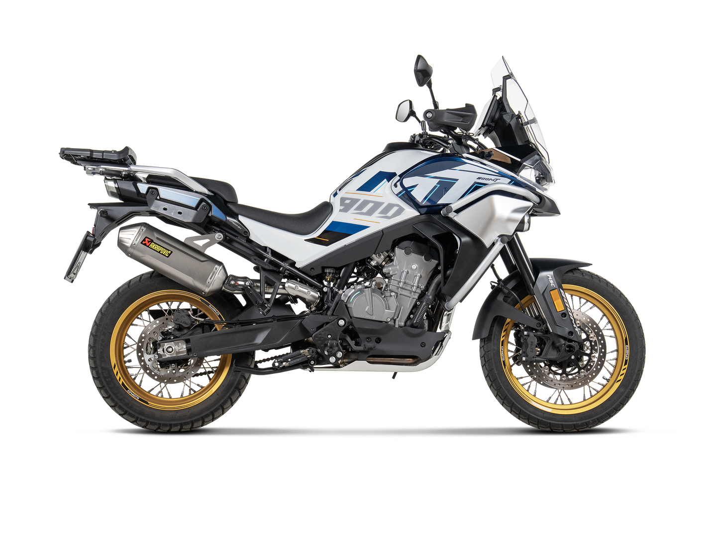 Akrapovic Exhaust Titanium Slip-on for CFMOTO 800MT (2024+)