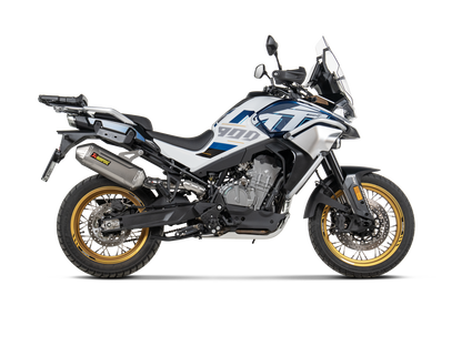 Akrapovic Exhaust Titanium Slip-on for CFMOTO 800MT (2024+)