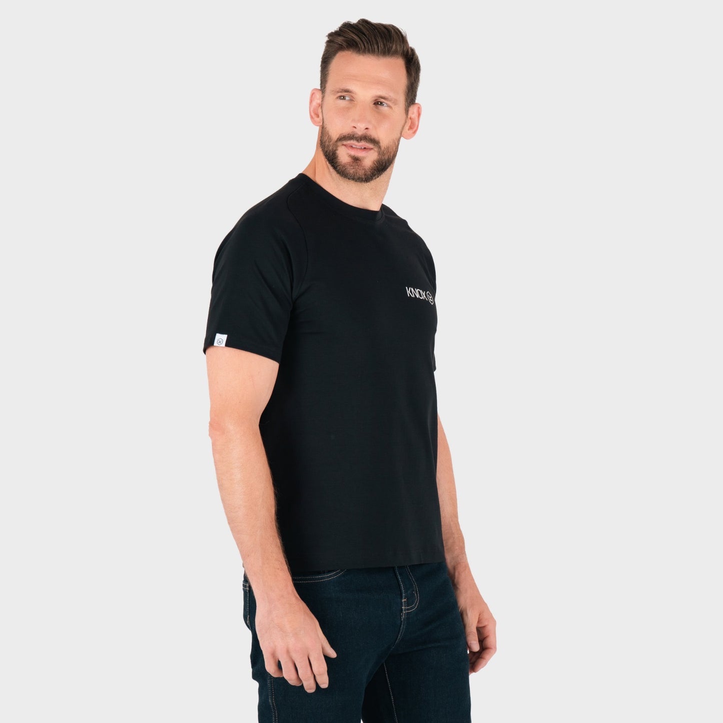 Illusion Strip T-Shirt – Black