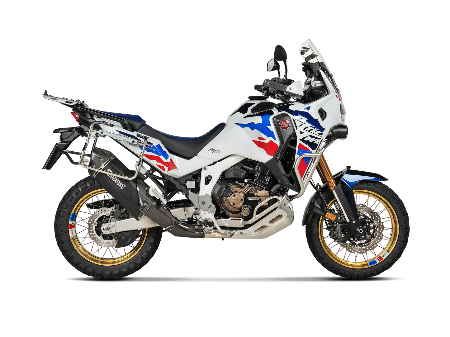 Akrapovic Exhaust Black Titanium Slip-on for Honda CRF1000L Africa Twin / Adventure Sports 2024+
