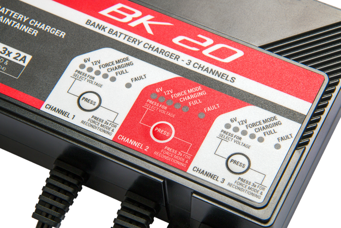 BS Battery Charger BK20 12V 3X2A