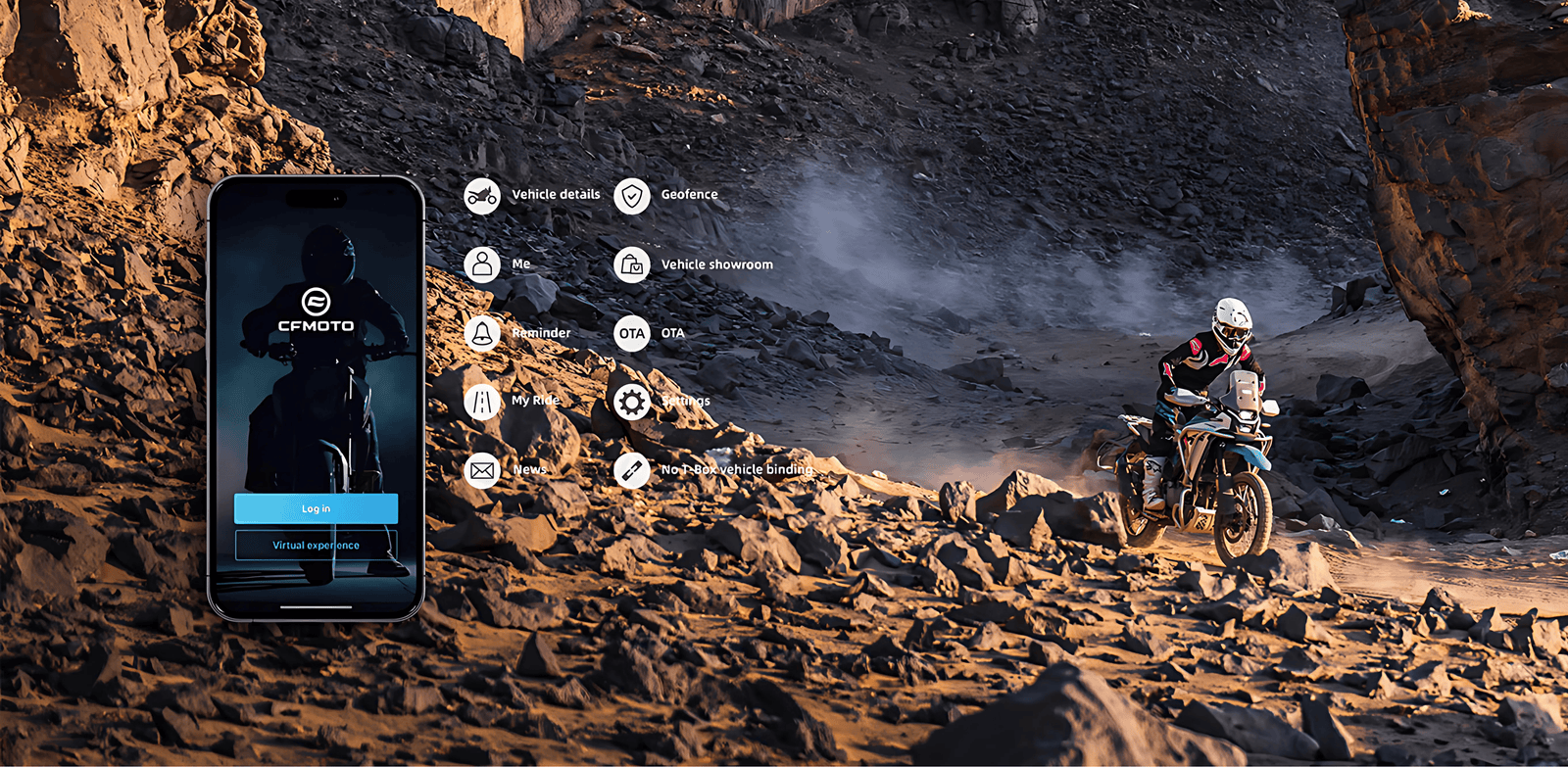 CFMOTO Ride app Connectivity