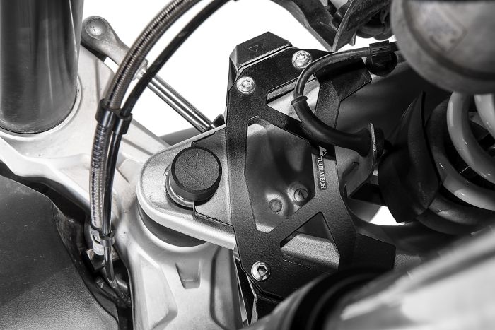 Hard Part steering stop for the BMW R1250GS Adventure/ R1200GS Adventure (LC), black