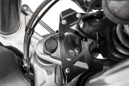 Hard Part steering stop for the BMW R1250GS Adventure/ R1200GS Adventure (LC), black