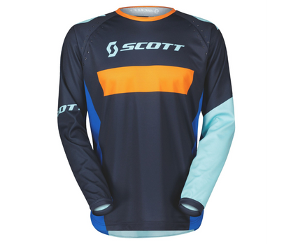 SCOTT 350 Race Evo Jersey blue/orange Size M