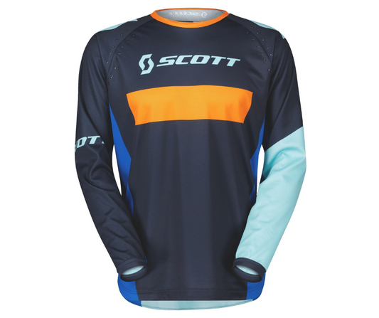 SCOTT 350 Race Evo Jersey blue/orange Size M