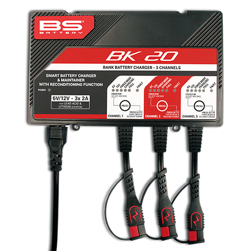 BS Battery Charger BK20 12V 3X2A