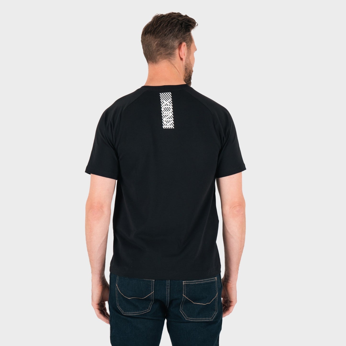 Illusion Strip T-Shirt – Black
