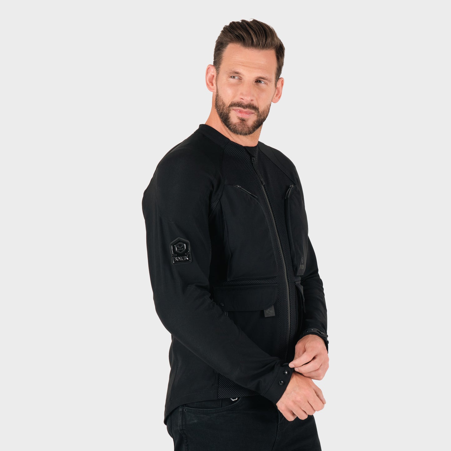 KNOX Tor Adventure Armoured Shirt All Weather Black