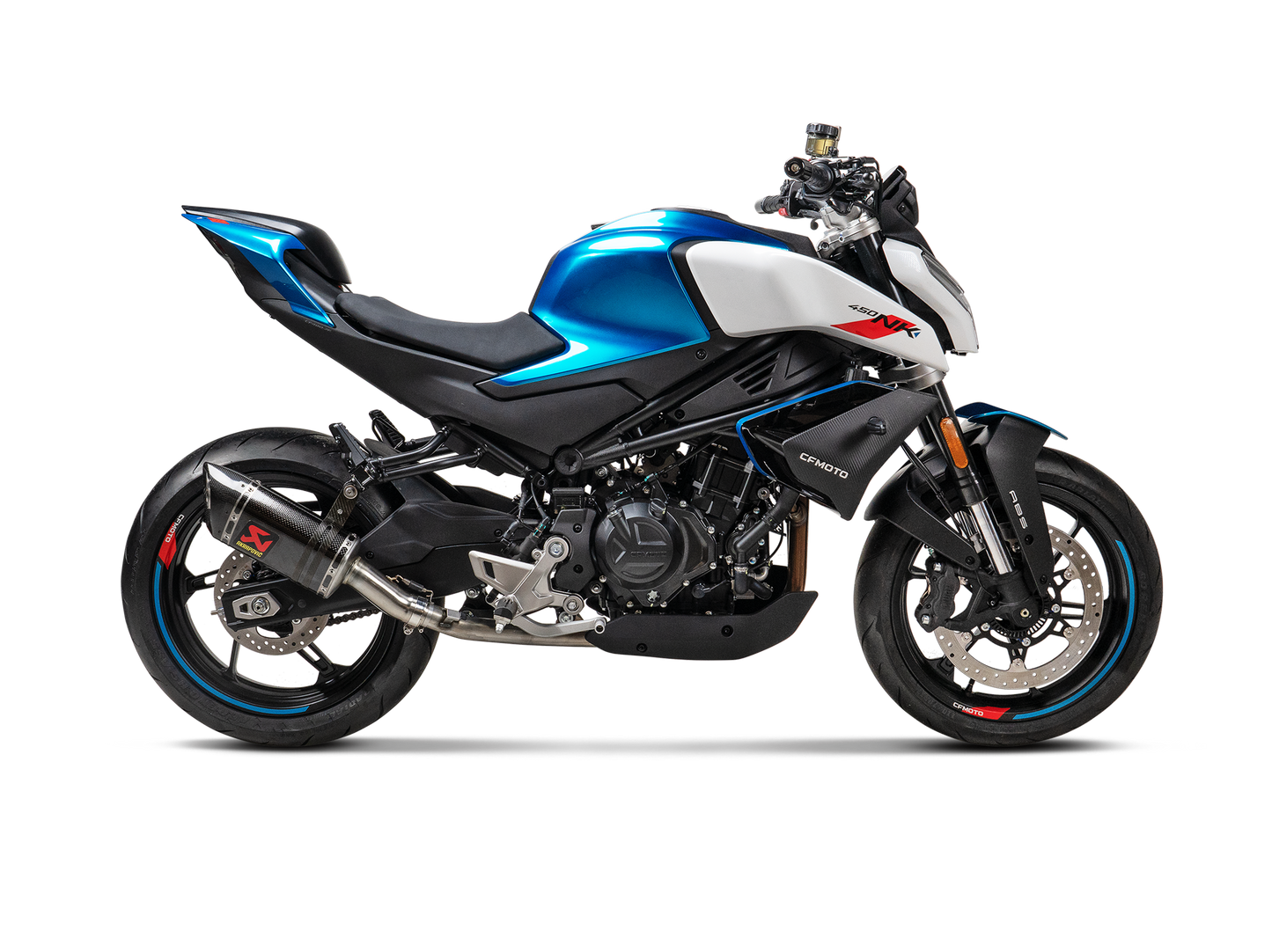 Akrapovic Exhaust Carbon Slip-on for CFMOTO 450SR/NK (2024+)