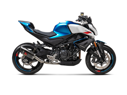 Akrapovic Exhaust Carbon Slip-on for CFMOTO 450SR/NK (2024+)