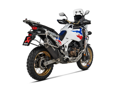 Akrapovic Exhaust Black Titanium Slip-on for Honda CRF1000L Africa Twin / Adventure Sports 2024+