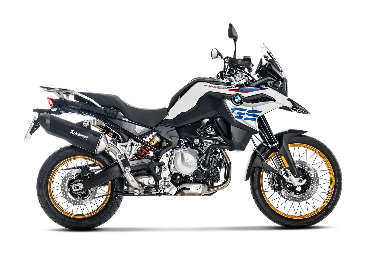 Akrapovic Exhaust Black Titanium Slip-on for BMW F 850 GS / F 750 GS (2018+)