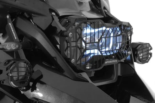 Stainless steel headlight protector with quick release fastener for BMW R1250GS/ Adventure, R1200GS (LC)/ Adventure (LC) *OFFROAD USE ONLY* image 1