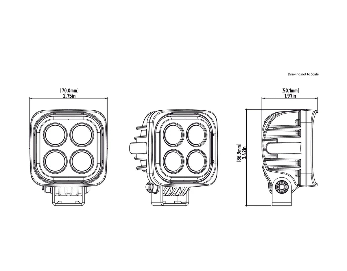Denali S4 2.0 TriOptic LED Light Kit