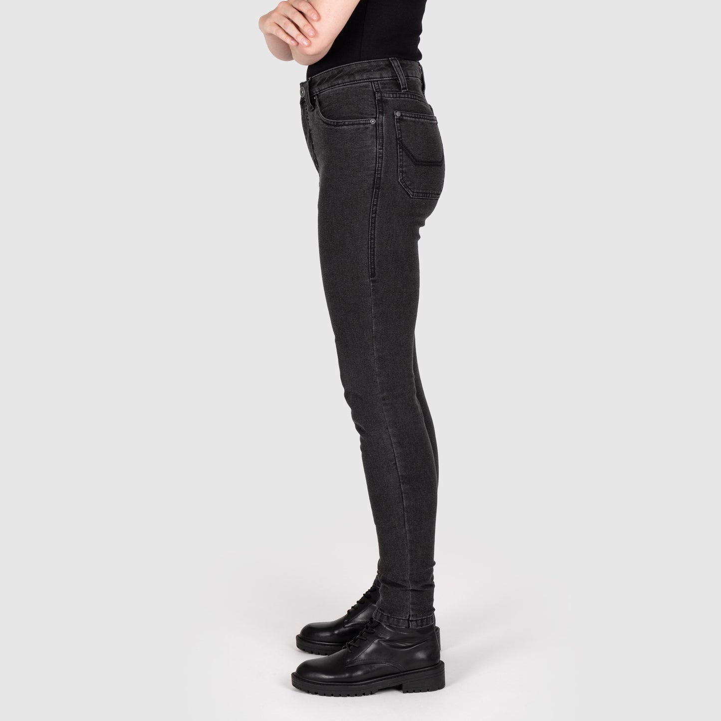 Knox Colton Jeans Charcoal Ladies