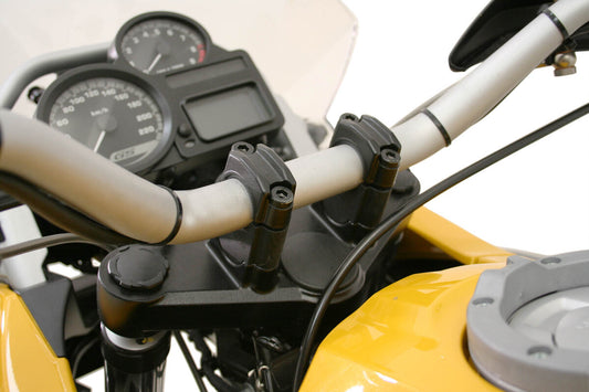 SW-Motech Bar riser. H=30 mm Black for BMW R 1200 GS/Adv, F 800 GS Adv