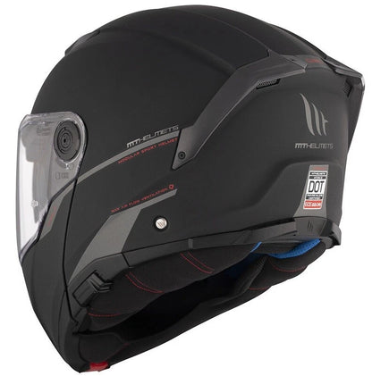 MT Helmets Atom 2 BK A1 MATT BLACK
