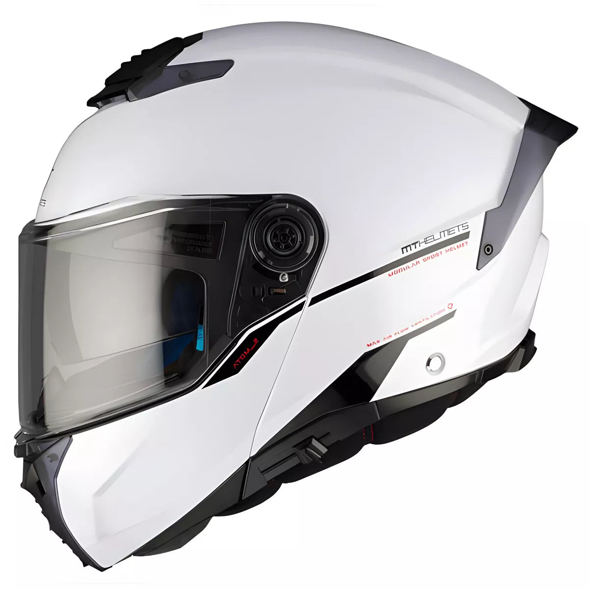 MT Helmets Atom 2 A0 GLOSS WHITE