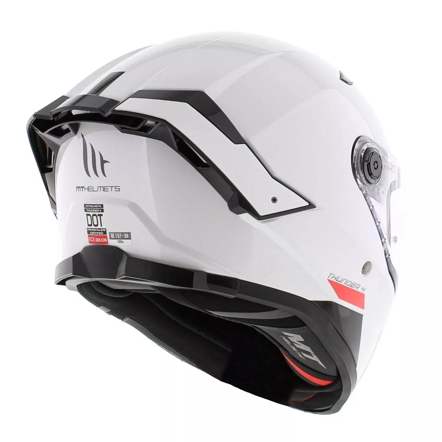 MT Helmets Thunder 4 GLOSS WHITE