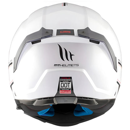 MT Helmets Atom 2 A0 GLOSS WHITE