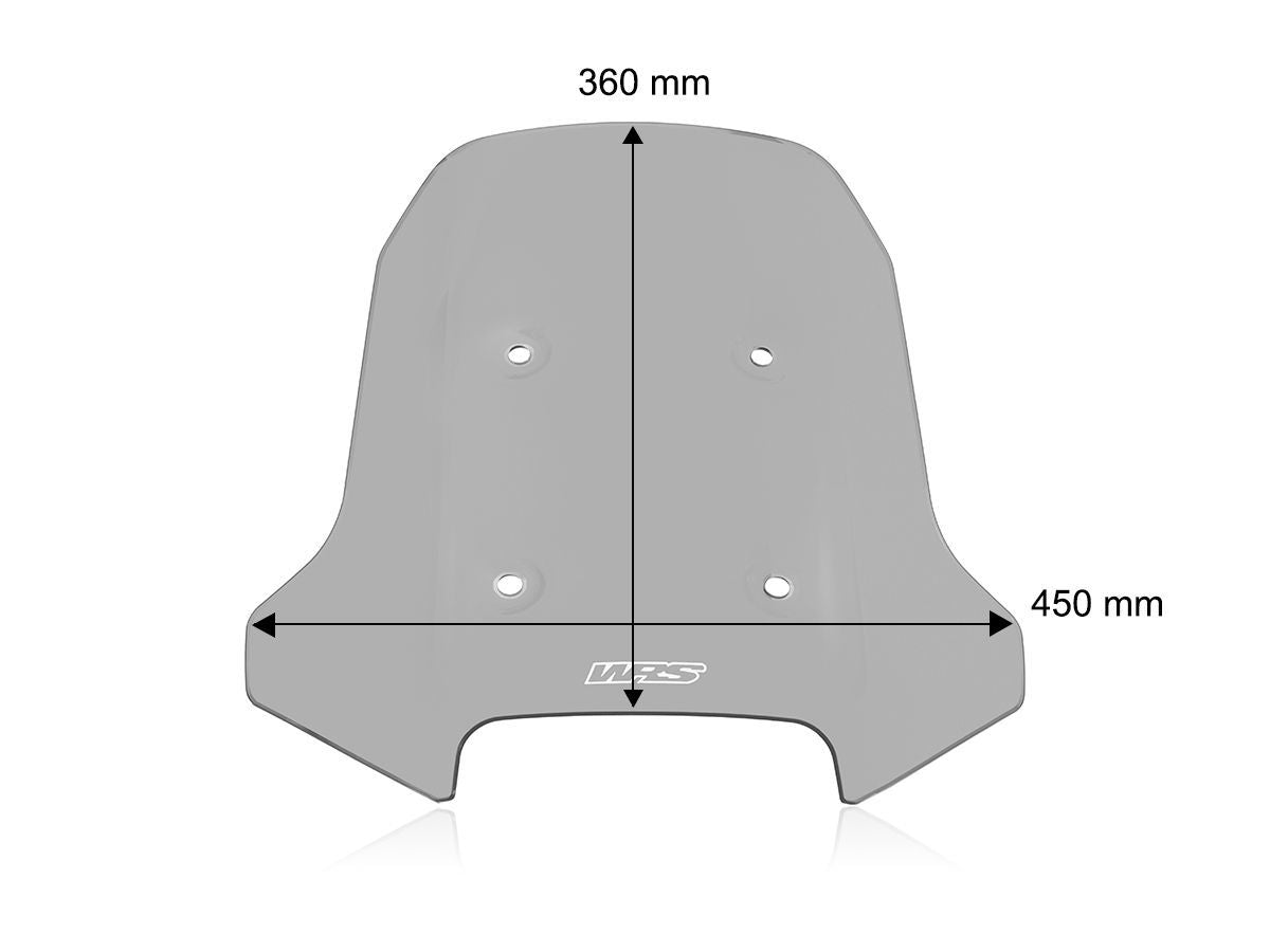 WRS Windscreen Touring CF Moto 450MT